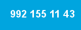 992 155 11 43 992 155 11 43